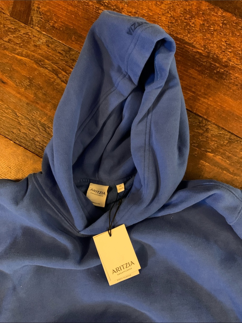Aritzia Womans jazz blue Perfect Fit Hoodie Sweater